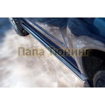 Пороги труба d57 вариант 3 РусСталь для Great Wall Hover H5 2011-2015