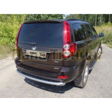 Защита заднего бампера 60 мм ТСС для Great Wall Hover H5 2011-2015