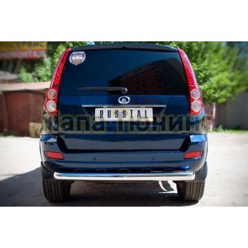 Защита заднего бампера d76 РусСталь для Great Wall Hover H5 2011-2015