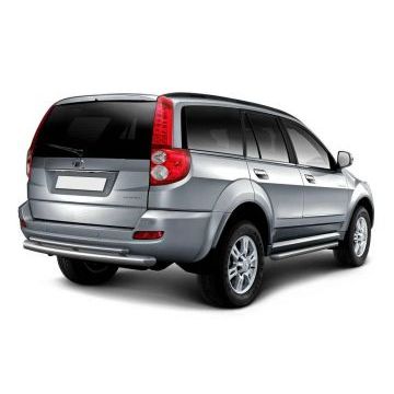 Защита заднего бампера двойная 76-42 мм Rival для Great Wall Hover H5 2011-2015