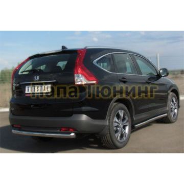 Пороги труба d57 вариант 2 РусСталь для Honda CR-V 2012-2015