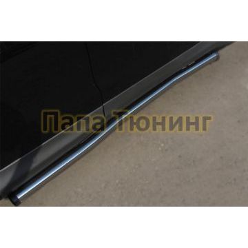 Пороги труба d57 вариант 2 РусСталь для Honda CR-V 2012-2015