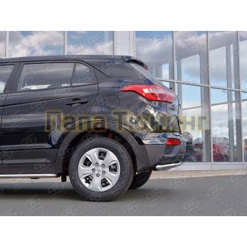 Защита заднего бампера d42 РусСталь для Hyundai Creta 2016-2021