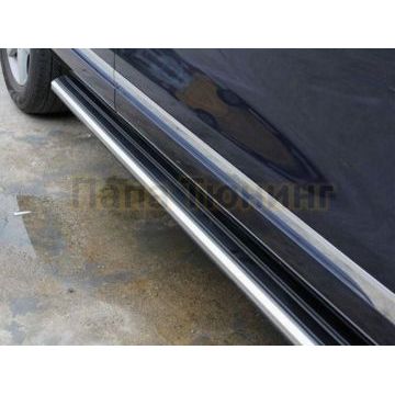 Пороги алюминиевые OEM Tuning для Audi Q3 2011-2018