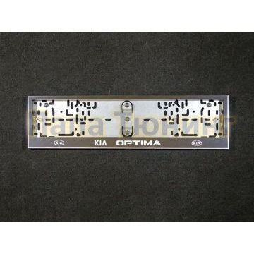 Рамка номерного знака 2 штуки ТСС для Kia Optima 2016-