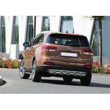 Защита заднего бампера усиленная 57 мм Rival для Kia Sorento Prime 2015-2017