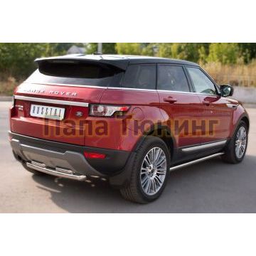 Пороги труба d57 вариант 2 РусСталь для Land Rover Evoque 2011-