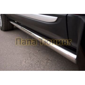 Пороги труба d57 вариант 3 РусСталь для Land Rover Evoque 2011-