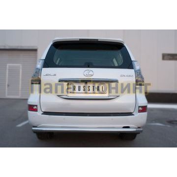 Защита заднего бампера d57 РусСталь для Lexus GX-460 2014-
