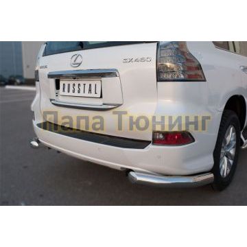 Защита задняя уголки d76 РусСталь для Lexus GX-460 2014-