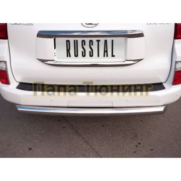Защита заднего бампера d76 РусСталь для Lexus GX-460 2010-2013