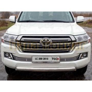 Рамка номерного знака Toyota Land Cruiser 200 (комплект) ТСС для Любые Рамка номерного знака Toyota Land Cruiser 200 (комплект) ТСС для Любые