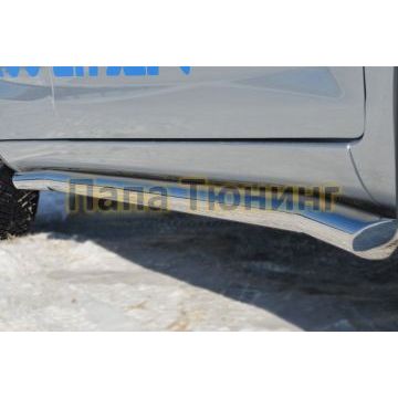 Пороги труба d57 вариант 1 РусСталь для Lifan X-60 2011-