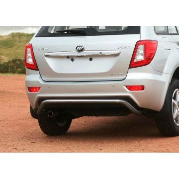 Защита заднего бампера скоба 57 мм Rival для Lifan X-60 2011-2016