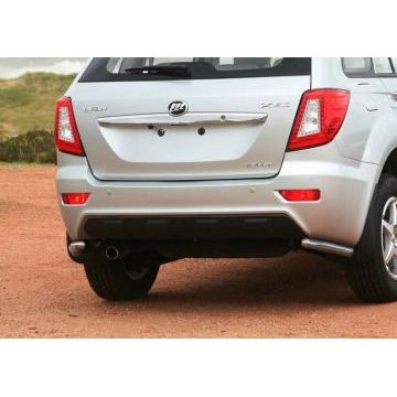 Защита задняя уголки 57 мм Rival для Lifan X-60 2011-2016
