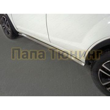 Пороги труба 60 мм ТСС для Lifan X60 2016- Пороги труба 60 мм ТСС для Lifan X60 2016-
