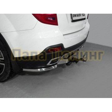 Защита задняя уголки 42 мм ТСС для Lifan X60 2016- Защита задняя уголки 42 мм ТСС для Lifan X60 2016-