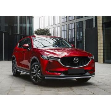 Защита штатных порогов 42 мм Rival для Mazda CX-5 2017-