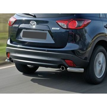 Защита задняя уголки 57 мм Rival для Mazda CX-5 2011-2017