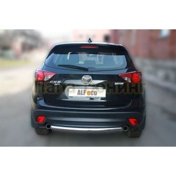 Защита заднего бампера 60 мм ALFeco для Mazda CX-5 2011-2015