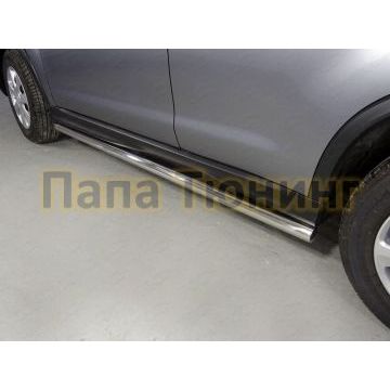 Пороги труба 60 мм ТСС для Mitsubishi ASX 2017-