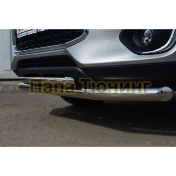 Защита передняя двойная d57-d42 РусСталь для Mitsubishi ASX 2013-2016