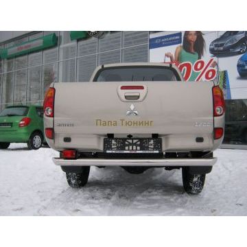 Защита заднего бампера d76 РусСталь для Mitsubishi L200 2010-2013 Защита заднего бампера d76 РусСталь для Mitsubishi L200 2010-2013