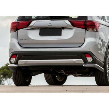 Защита задняя уголки 57 мм Rival для Mitsubishi Outlander 2015-2018