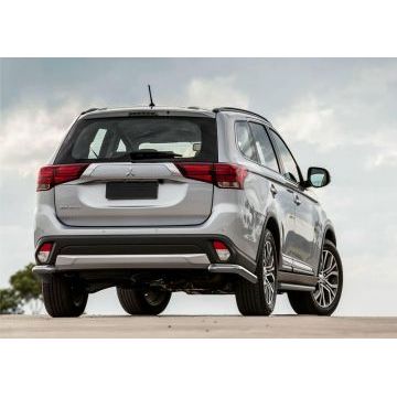 Защита задняя уголки 57 мм Rival для Mitsubishi Outlander 2015-2018