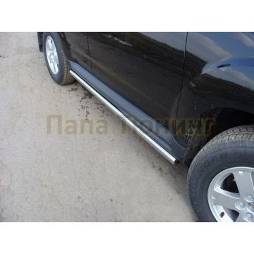 Пороги труба 60 мм ТСС для Mitsubishi Outlander 2010-2012