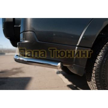 Защита задняя уголки d57 РусСталь для Mitsubishi Pajero IV 2014-