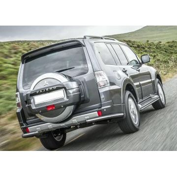 Защита задняя уголки 76 мм Rival для Mitsubishi Pajero 4 2011-