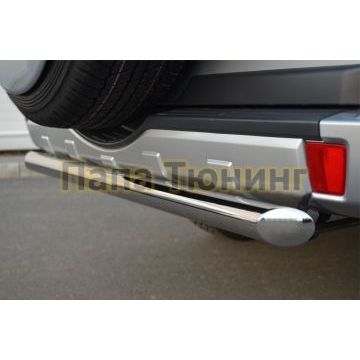Защита заднего бампера d57 РусСталь для Mitsubishi Pajero IV 2011-2014