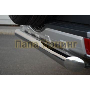 Защита заднего бампера d76 РусСталь для Mitsubishi Pajero IV 2011-2014