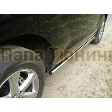 Пороги труба 60 мм ТСС для Nissan Murano 2010-2016