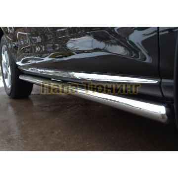 Пороги труба d57 вариант 3 РусСталь для Nissan Murano 2010-2016 Пороги труба d57 вариант 3 РусСталь для Nissan Murano 2010-2016