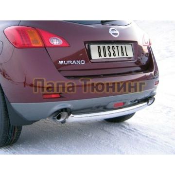 Защита заднего бампера d57 РусСталь для Nissan Murano 2010-2016 Защита заднего бампера d57 РусСталь для Nissan Murano 2010-2016