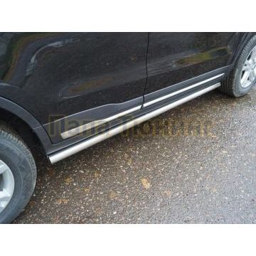 Пороги труба 60 мм ТСС для Nissan Murano 2008-2010