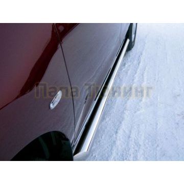 Порог труба овальная 75х42 мм РусСталь для Nissan Murano 2008-2010 Порог труба овальная 75х42 мм РусСталь для Nissan Murano 2008-2010