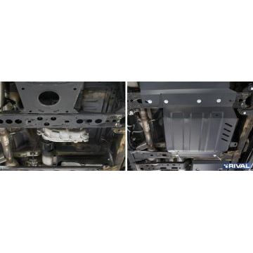 Защита РК Rival сталь 2 мм для Nissan Pathfinder, V - 2.5d; 3.0d; 4.0 2005-2015