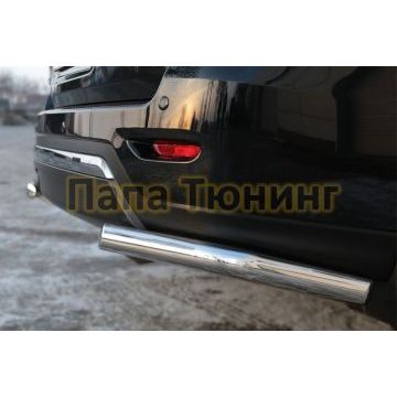 Защита задняя уголки d57 РусСталь для Nissan Pathfinder 2014-