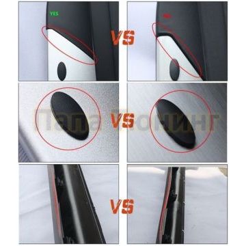 Пороги с усилителем из металла вариант 2 OEM Tuning для Nissan X-Trail 2015-