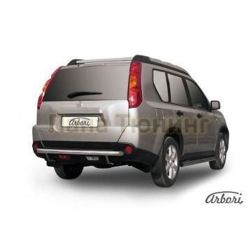 Защита заднего бампера 57 мм Slitkoff для Nissan X-Trail T31 2011-2015 Защита заднего бампера 57 мм Slitkoff для Nissan X-Trail T31 2011-2015