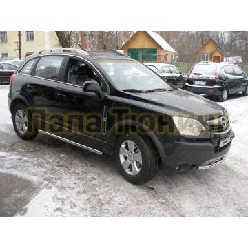 Пороги труба 60 мм ТСС для Opel Antara 2010-2017