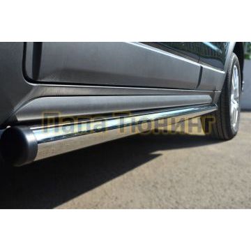 Пороги труба d57 вариант 2 РусСталь для Opel Antara 2010-2017