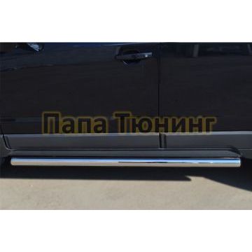 Пороги труба d57 вариант 3 РусСталь для Opel Antara 2010-2017