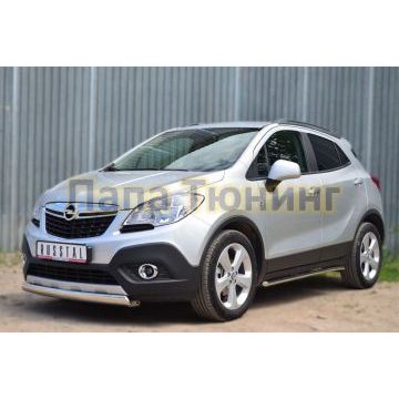 Пороги труба d42 вариант 1 РусСталь для Opel Mokka 2012-
