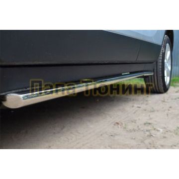 Пороги труба d42 вариант 1 РусСталь для Opel Mokka 2012-