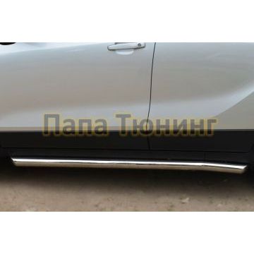 Пороги труба d57 вариант 1 РусСталь для Opel Mokka 2012-