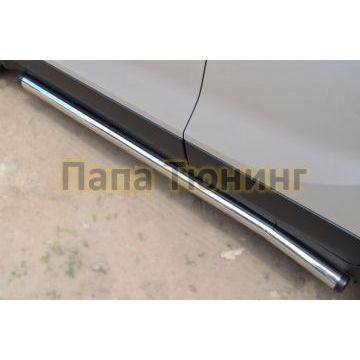 Пороги труба d57 вариант 2 РусСталь для Opel Mokka 2012-